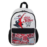 Ледибаг Рюкзак подростковый 40х30х15см, 1 отд., 3 карм., уплотненные лямки, &quot;Скетч&quot;