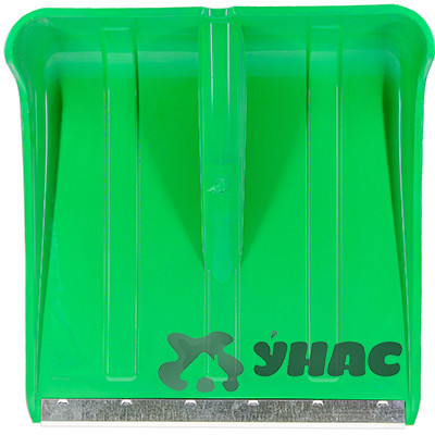 Лопата снег. пласт с планк  370х380 Умка d32 зелен (10)