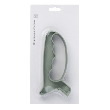 Ножеточка "Рыбка" 13,5х6,5х2,5см, вольфрамовая сталь, полипропилен