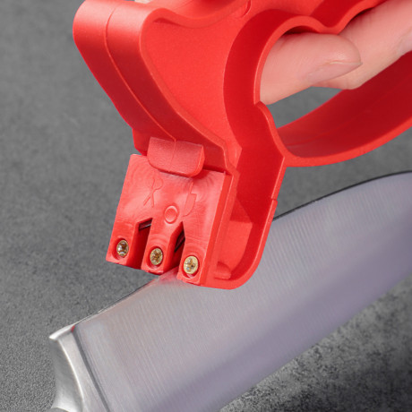 Ножеточка "Рыбка" 13,5х6,5х2,5см, вольфрамовая сталь, полипропилен