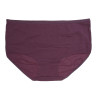 GALANTE Трусы женские макси с декором, р.56, 95%хлопок, 5%спандекс, сливовый, НБ25-14