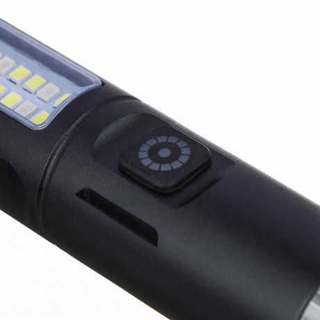 ЕРМАК Фонарь рабочий, 6 режимов, 1200мАч, зарядка Type-C, красный свет, 118х28 мм