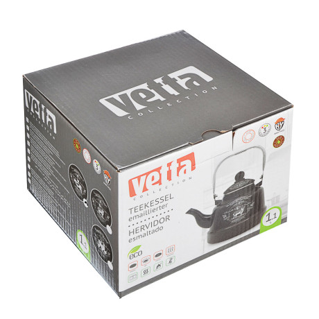 VETTA Ранчо Чайник эмалированный 1,1 л, 3 дизайна, индукция