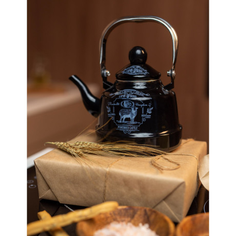VETTA Ранчо Чайник эмалированный 1,1 л, 3 дизайна, индукция