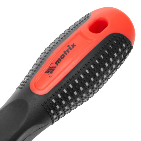 Отвертка Fusion, PH0 х 80 мм, CrV, трехкомпонентная рукоятка "Anti slip" Matrix