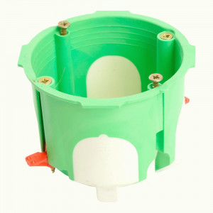 Stekker подрозетник двухкомпонент. для всех типов стен 68x55мм зеленый EBX30-03-03 (GE40421-R) 50229