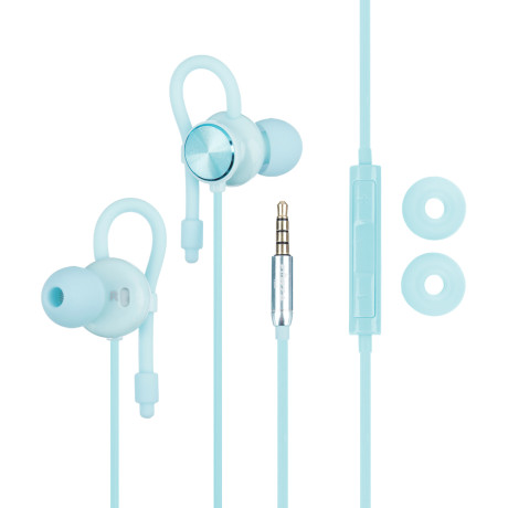 FORZA Наушники проводные внутриканальные Джаз, гарнитура, доп.насадки, коробка картон