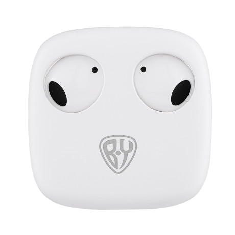BY Наушники беспроводные TWS AirBuds, вкладыши, 25/200 мАч, BT5.3, белый
