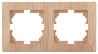 ЭРА Intro Solo Рамка 2 мест. СУ сосна 4-502-11, 5423