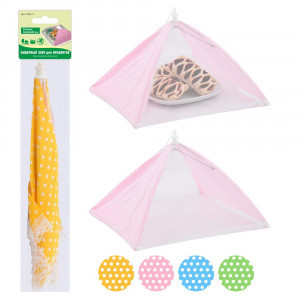 Зонт защитный д/продуктов 32x32x20см (кратность 3шт!!!) полиэстер/металл/пластик FY84-17 Мультидом