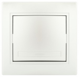 ЭРА Intro Plano выкл. СУ, 1 кл, 10A, перламутр, 250В, IP20, 1-101-06 6839