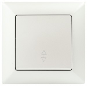 ЭРА Intro Solo перекл. СУ, 1 кл, 10A, перламутр, 250В, IP20, 4-103-06 3946