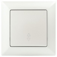 ЭРА Intro Solo перекл. СУ, 1 кл, 10A, перламутр, 250В, IP20, 4-103-06 3946