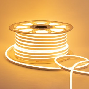 APEYRON неон св/д гибкий (МИНИ) 220V 5,5W/m 120led/m IP65 3000 2K 150lm/m 8x16 50м цена 1м 17-32