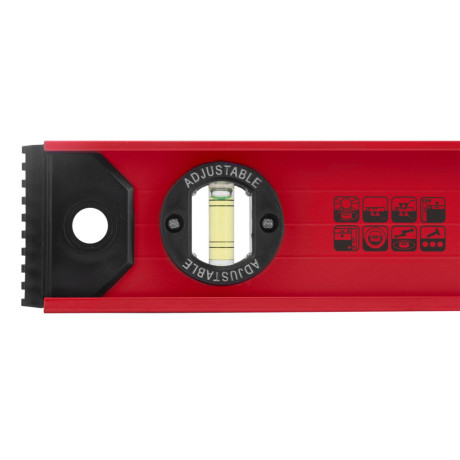 Уровень алюминиевый "Рельс", 400 мм, 3 глазка, усиленный Matrix