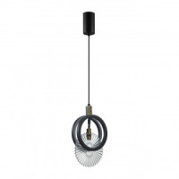 ODEON LIGHT 5421/17L HIGHTECH ODL_EX25 105 черн /зол./стекло Подвес LED 17W 3000K 986lm MERCURY