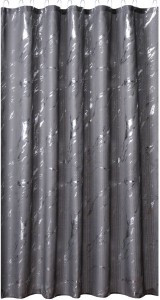 Штора для ванной 180x200см, полиэстер, Marble, серый, 549/Еврогарант