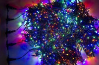 Гирлянда ул. на деревья Клип Лайт 24V 665LED разноцв., 15см, 5нит*20м, IP54 323-509 Neon Night