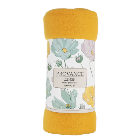 PROVANCE Дейзи Плед флисовый 130х170см, 100% полиэстер, 3 цвета