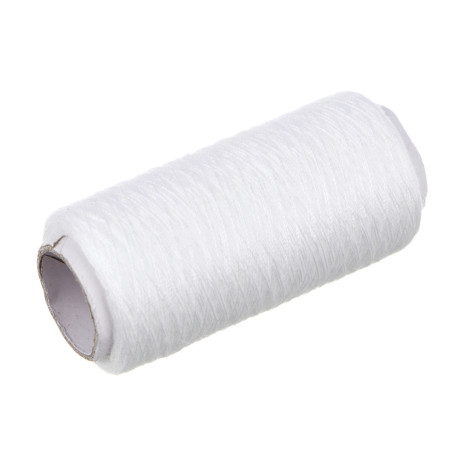 Нитки полиэстер, намотка 200м, белые, плотность 40