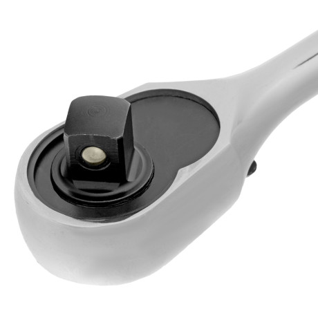 Ключ-трещотка 1/2", CrV, 120 зубьев, цельнометаллический, хром Gross