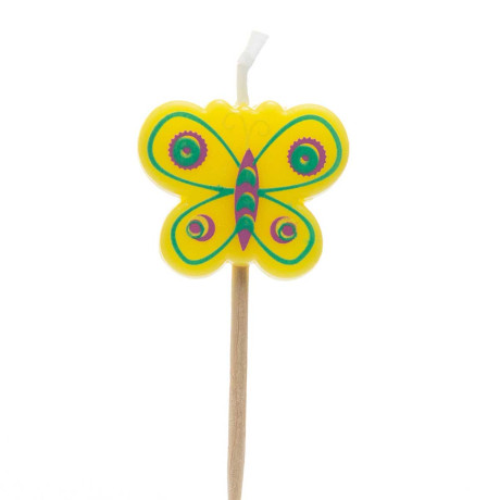 Свечи для торта NA2543 "Сова/цветок" 5шт в упаковке (360)