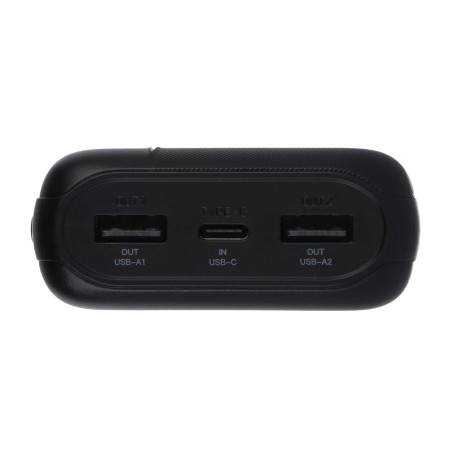 Аккумулятор мобильный BY Multivolt 20000мАч, 2xUSB-A, 1xUSB-C, 1xMicro-USB, 10W, пластик, чёрный
