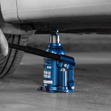 Домкрат гидравлический бутылочный телескопический, 4 т, подъем 170-420 мм Stels