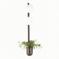 ODEON LIGHT 4681/2WA ODL20 625 черный/белый Настенный св-к накл. E14 2x40W 220V FLOWER