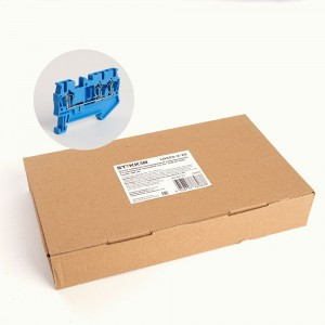 Stekker зажим самозажимной 3-х проводный ЗНИ 2,5 мм2, 28А LD553-2-25 (JXB ST 2,5) синий 39969