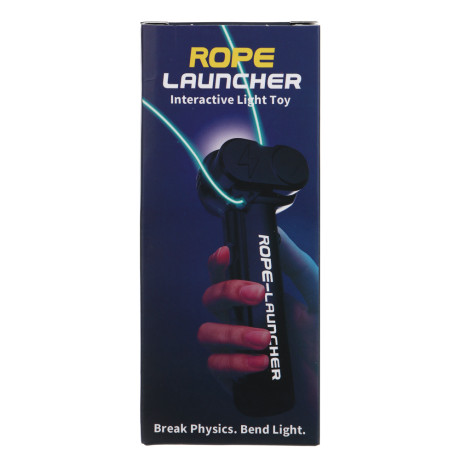 Игрушка запускалка "Летающая верёвка", 14,8х6,2х5см, USB, PP, свет, микс