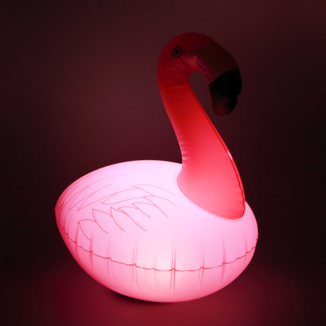 INBLOOM Фигура надувная на солн. батарее Фламинго, 46х38см, 1 реж., 1x1.2V AA 600mAh Ni-MH, PVC
