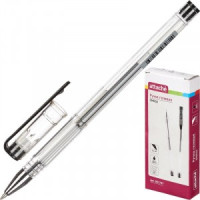 Ручка гелевая Attache черный стерж., 0,5мм, без манж. 901707