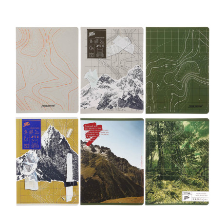 Тетрадь общая Русские Супергерои, формат А4, 48л. в клетку, на скобе, скругленные углы, в ассортим.