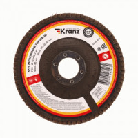 KRANZ Круг лепестковый торцевой, P24, 125х22,2мм KR-90-0010