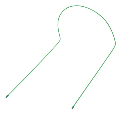 Кустодержатель круг 0.5 м, высота 0.5 м. 2 шт, D проволоки 5 мм