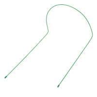 Кустодержатель круг 0.5 м, высота 0.5 м. 2 шт, D проволоки 5 мм