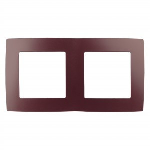 ЭРА 12 рамка СУ 2 мест. Бордо, 12-5002-25 5389