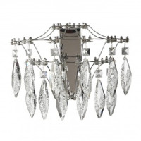 ODEON LIGHT 6699/25WL CLASSIC ODL_EX25 83 Бра хрусталь/сталь IP20 LED 25W 4000K 220-240V FLAMENCO