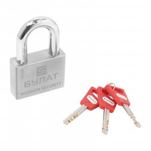 БУЛАТ ВС 3-С60 НС нержавеющая сталь 3кл. d=12мм Замок навесной36,12)