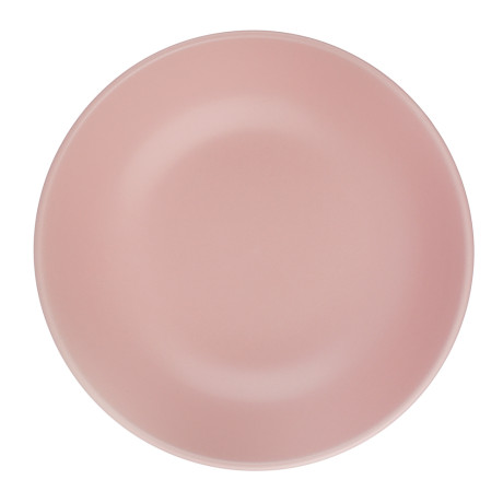 Тарелка для супа/салатник 20см, тм MILLIMI розовый, керамика