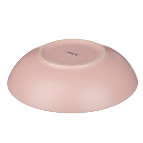 Тарелка для супа/салатник 20см, тм MILLIMI розовый, керамика