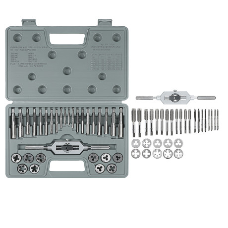 ЕРМАК Набор метчиков и плашек 31пр. М3-М12