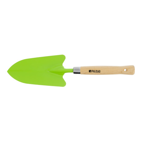 Совок посадочный узкий, 85 х 380 мм, стальной, деревянная рукоятка, Classic, Palisad