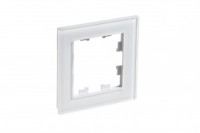 Systeme Electric AtlasDesign Nature рамка СУ 1 мест. стекло белый ATN320101 (3!)
