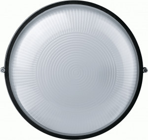 Navigator св-к влагозащит. R1 IP54 100W E27 круг без реш черный NBL-R1-100-E27/BL (12!) 94815