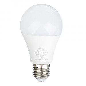 FORZA Лампа светодиодная A65 16 Вт, Е27, 1280 Лм, 4000 К, 175-265 В, Ra&gt;80, IRF &lt;5%