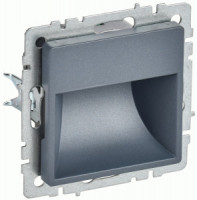 IEK BRITE мех. подсветка СУ LED ПЛ20-БрМ маренго BR-FL20-K35