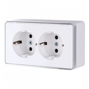 Werkel роз. ОУ 2 мест. 16A земля Gallant (белая) W5072101 a051590