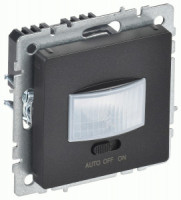 IEK BRITE Датчик движения ДС10-1-БрЧ черный, max 500Вт, 160гр, 6М, IP20 BR-MS10-N-150-05-K02